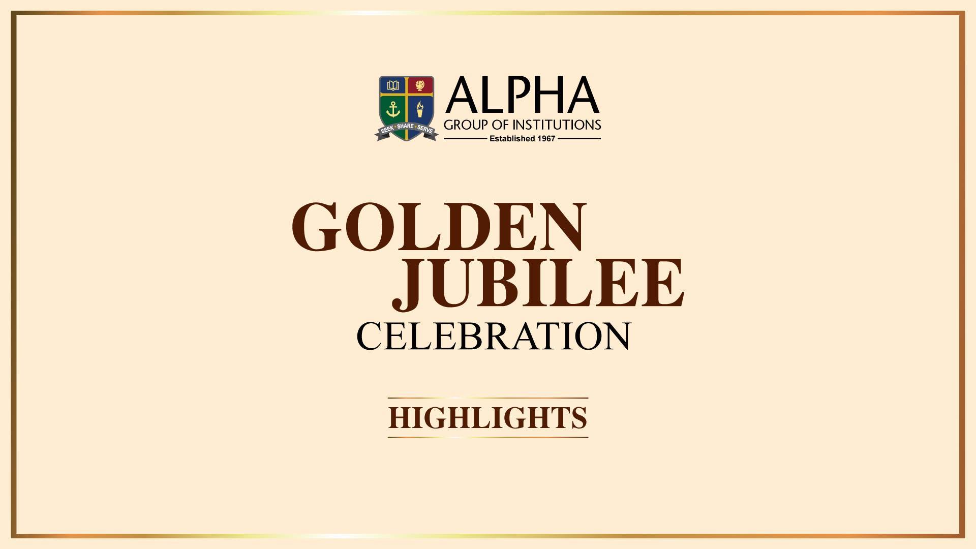 golden jublie celebration